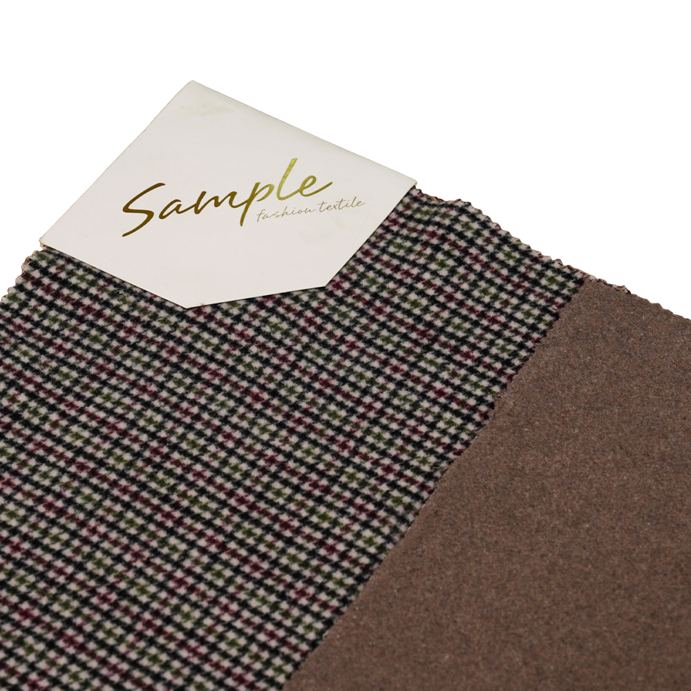 20% Wol, 70% Poliester, 10% Serat Lainnya, 800G/M, Pemeriksaan Warna, Kain Beludru Dua Sisi, ML-4400-3