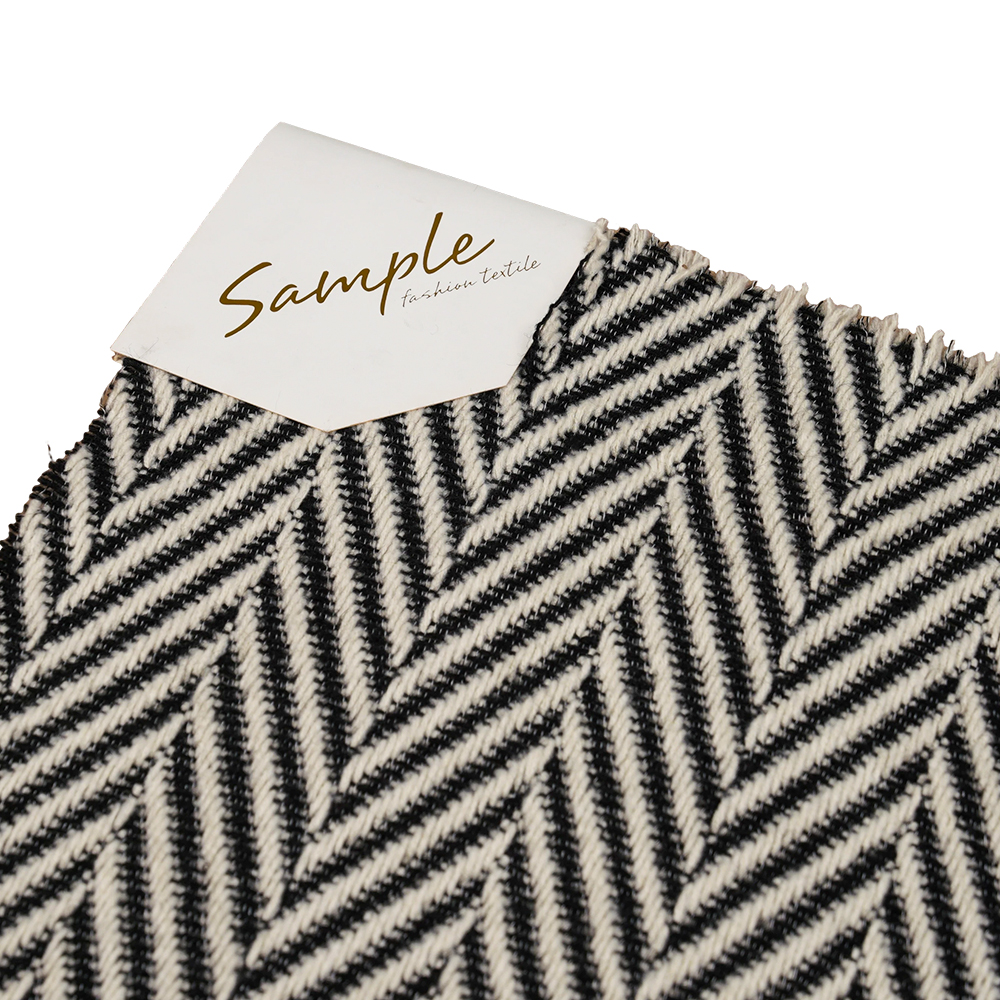 100% lainnya, 720 G/M, Klasik Hitam Putih, Benang Tweed, ML-70230021-22090