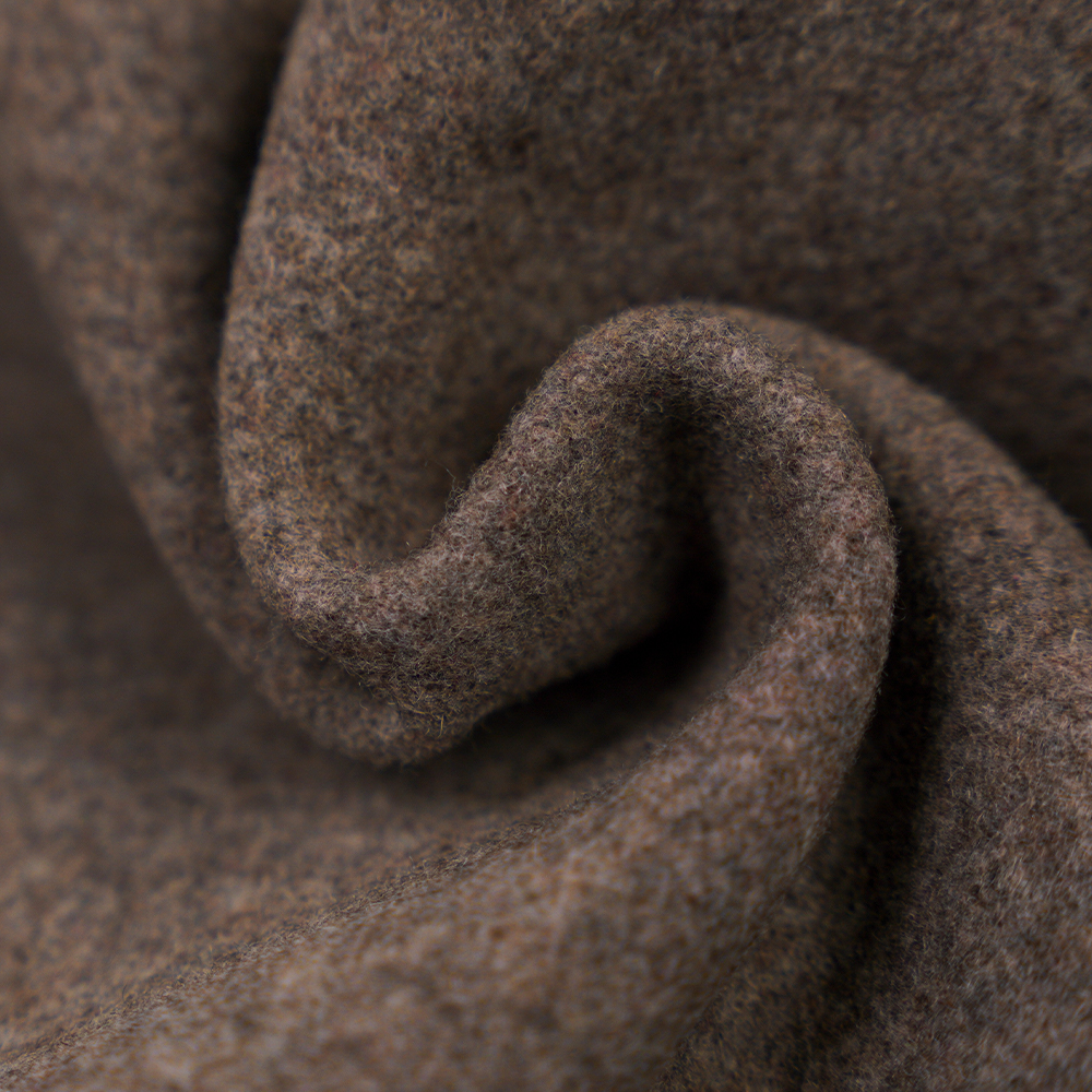 70% Wol, 10% Kasmir, 10% Poliester, 10% Serat Lainnya, 670G/M, Kopi Campuran, Kain Melton, ML-232270-670